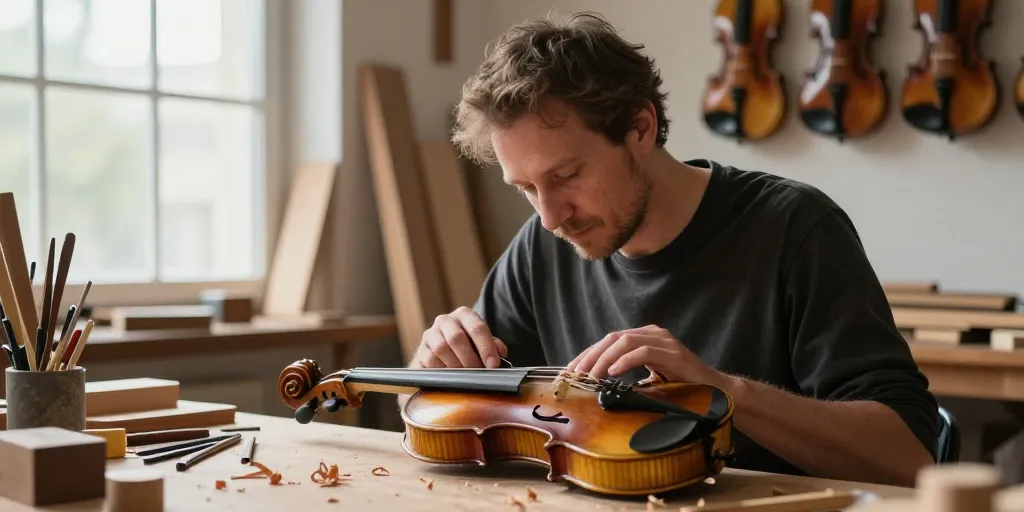 Luthier formation adulte : les solutions pour réussir sa reconversion professionnelle